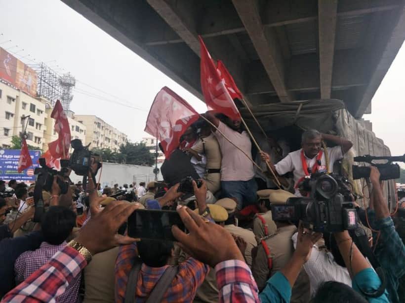 BJP condemns CPM's protest, says party has no right to judge economic progress