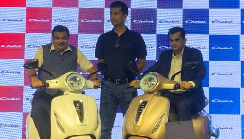 Bajaj Chetak returns to the road with electric version; scooters available from January