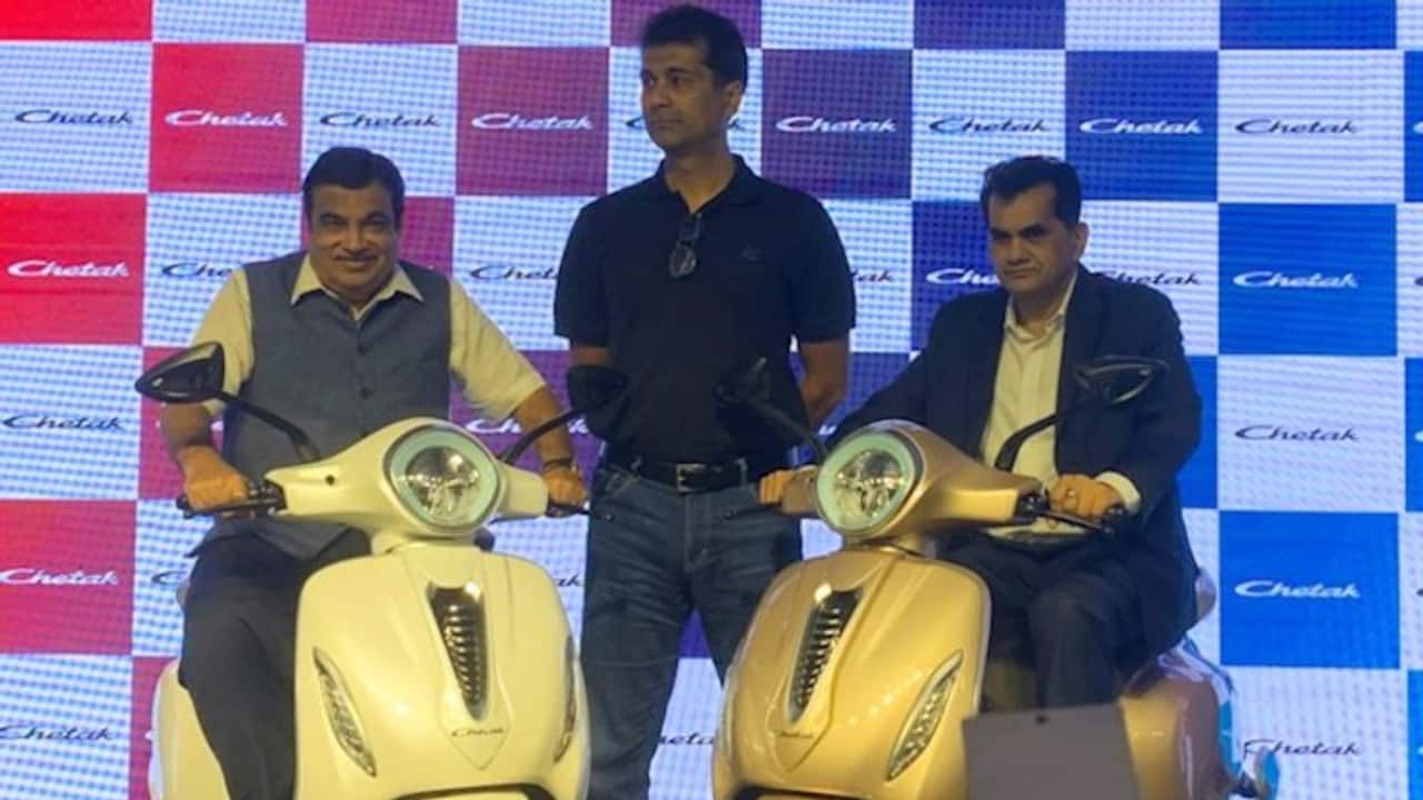 Bajaj Chetak returns to the road with electric version; scooters available from January