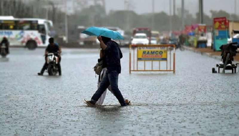 Rainfall in 6 districts...meteorological department