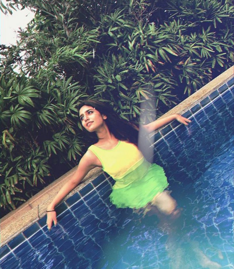 Wink girl Priya Varrier sets internet on fire, shares photos in swimming pool