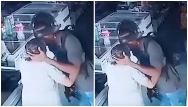 burglar denied money from old woman and kissed her