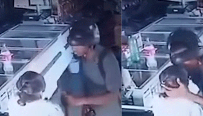 Watch: Robber Refuses To Take Money From Elderly Woman & Kisses Her Forehead To Calm Her Down