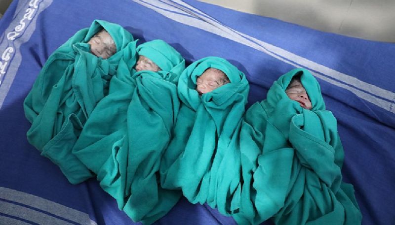 Vijayapura Mother Gave Birth To Quadruplets