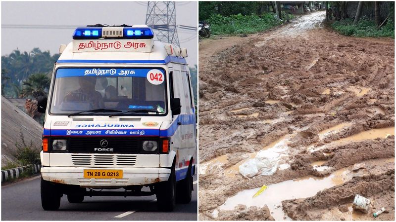 snake bitten women died as she cannot reach hospital in time due to bad road structure