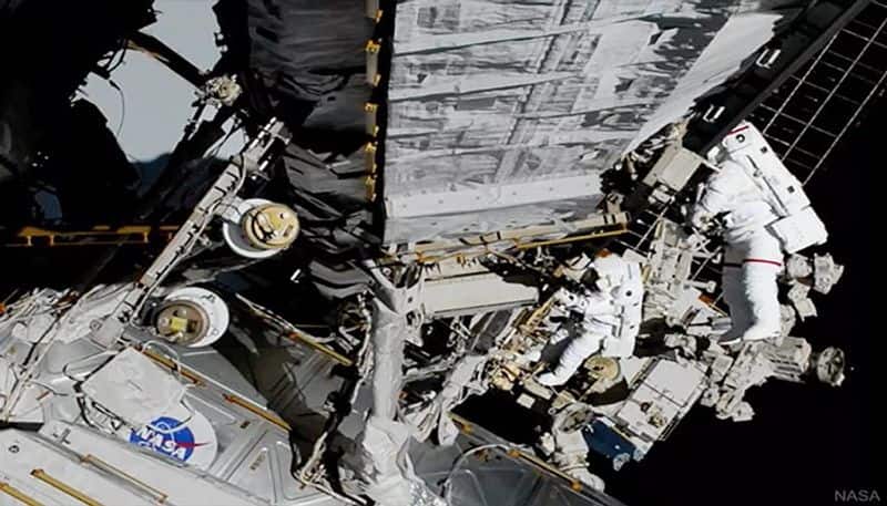 NASA Astronauts Complete the First All-Female Spacewalk In ISS