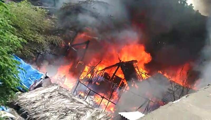 Fire to House and Shop in Vijayapura