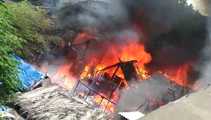 Fire to House and Shop in Vijayapura