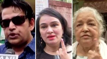 Maharashtra elections: Ravi Kishan, Padmini Kolhapure, Shubha Khote among early morning voters