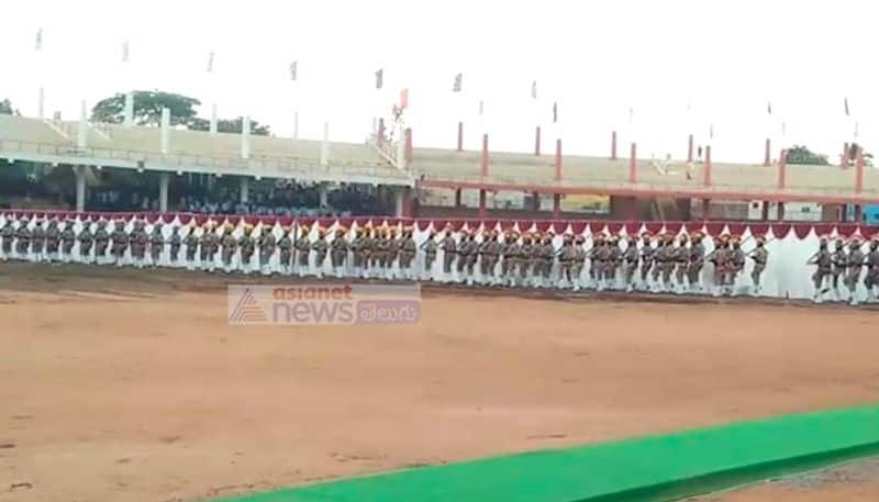 Commemoration Day of Police Martyrs celebrations at Indiragandhi stadium