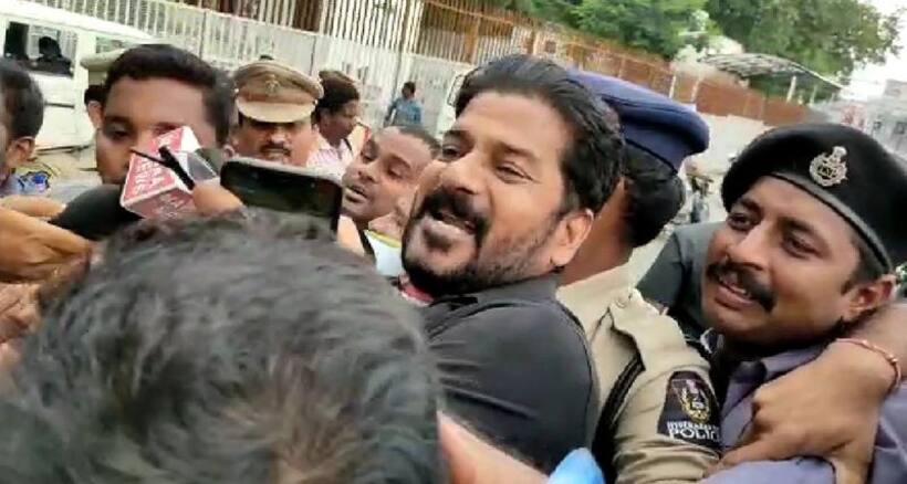 Pragathi Bhavan Siege: ఎంపీ రేవంత్ రెడ్డిపై నాన్ బెయిలబుల్ కేసు