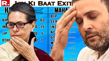 Exit polls show exit door for implosive Congress. Grand old party reduced to rubble?