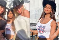 Shah Rukh Khan's daughter Suhana Khan turns 'hot' American cowboy (Video)