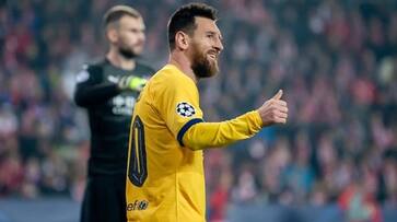 Champions League Lionel Messi claims another goal-scoring record Barcelona win