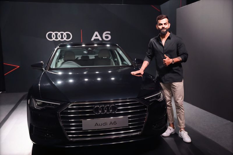 virat kohli launches a6 car and reveals relationship with Audi