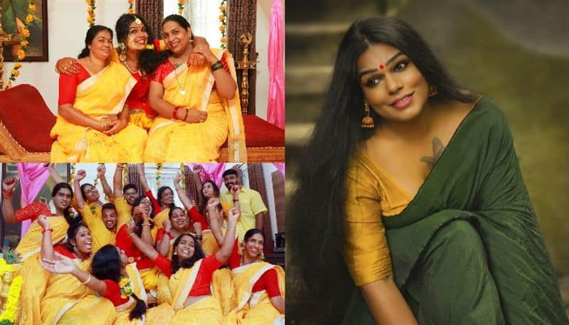 seema vineeth transgender haldi celebration