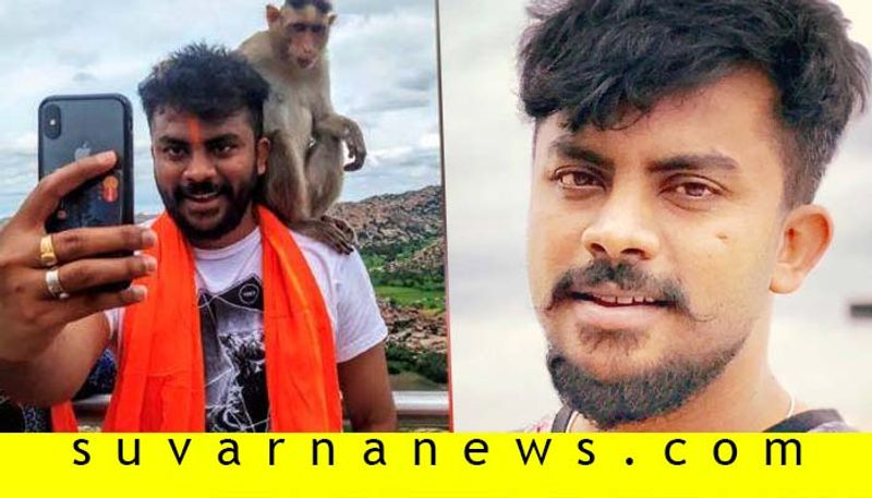 Rapper Chandan Shetty visits Anjanadri hill Gangavathi taluk Koppala district