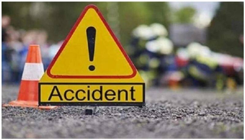 Truck Collision to Bike in Mundaragi in Gadag District