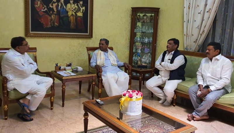 opposition leader Siddaramaiah Meets G. Parameshwara In his residence Bengaluru