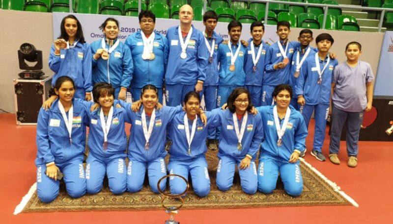 Table Tennis Indians win 7 medals Oman Junior Cadet Open