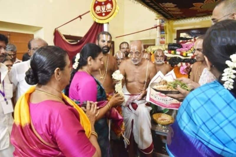 Worship of Durga Stalin in Mylapore Saibaba Temple.