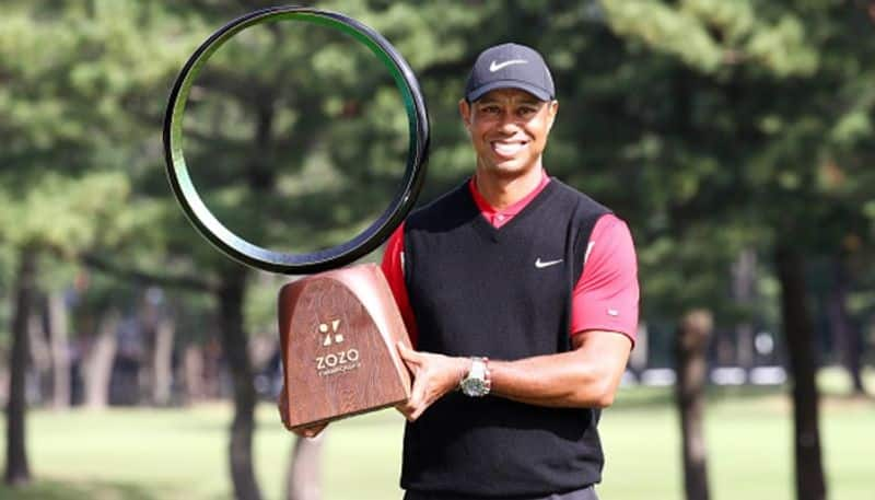 Zozo Championship Tiger Woods registers record 82nd US PGA Tour victory Japan