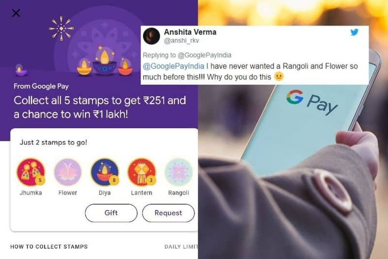 Google Pay Diwali offer turns turning everyone a Rangoli beggar