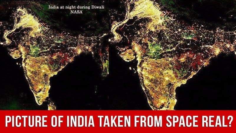 Viral Diwali Picture Of India From NASA a Hoax?