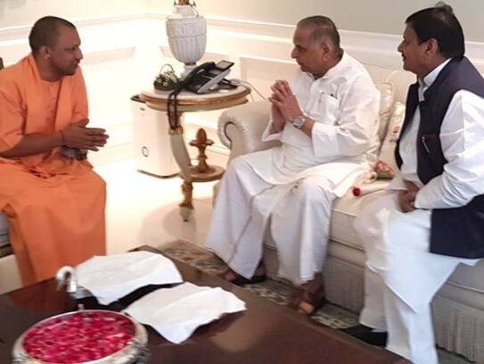 Yogi met with Mulayam, Shivpal present but Akhilesh missing