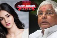 Filmy Trends: From Lalu Prasad Yadav's biopic to Ananya Panday's birthday celebration