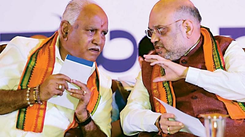 Congress Wants To Resignation From BS Yediyurappa Amit Shah