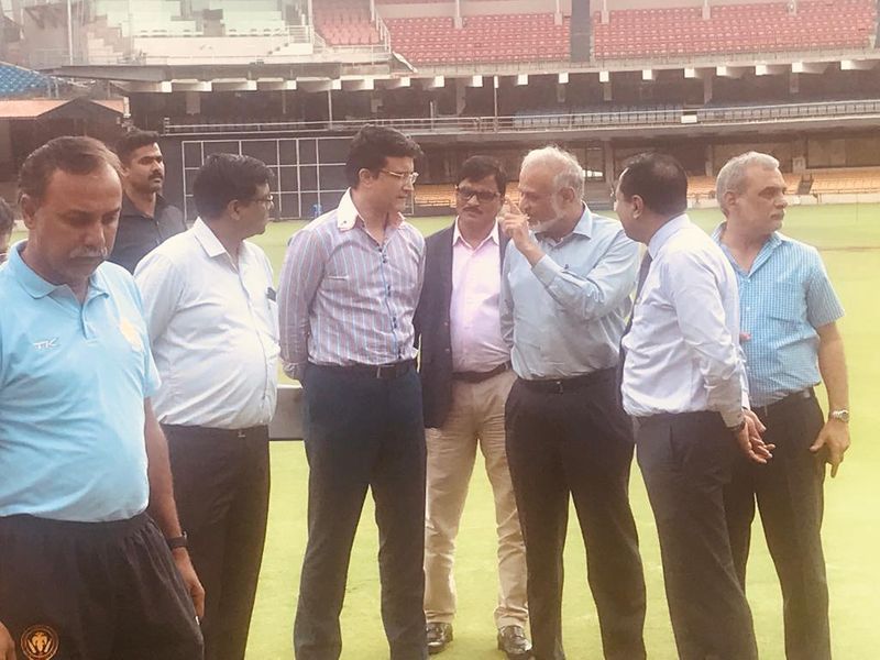 Bcci president sourav ganguly appreciate bengaluru chinnaswamy stadium sub-air system