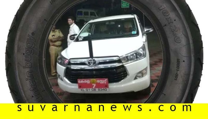 Kerala Minister MM Mani changed 34 tyres of his car in 30 months