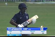 Deodhar Trophy Ruturaj Gaikwad Baba Aparajith tons power India B big win