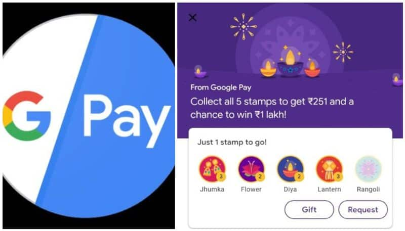 google pay diwali offer ends today india search for rangoli stamp