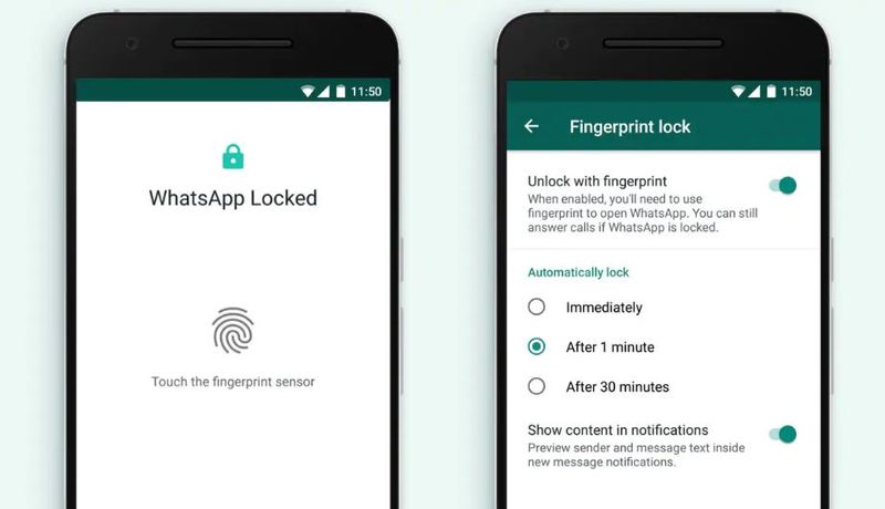 WhatsApp for Android users can now choose to lock the app