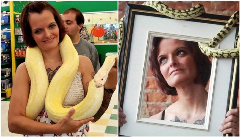 An Indiana woman died with a python around her neck. There were 140 snakes in the house.