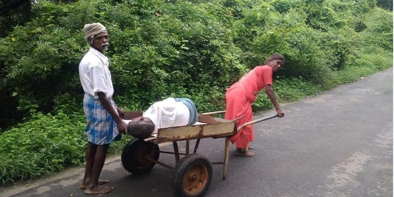 Oldman died as no one nearby helped him to visit hospital