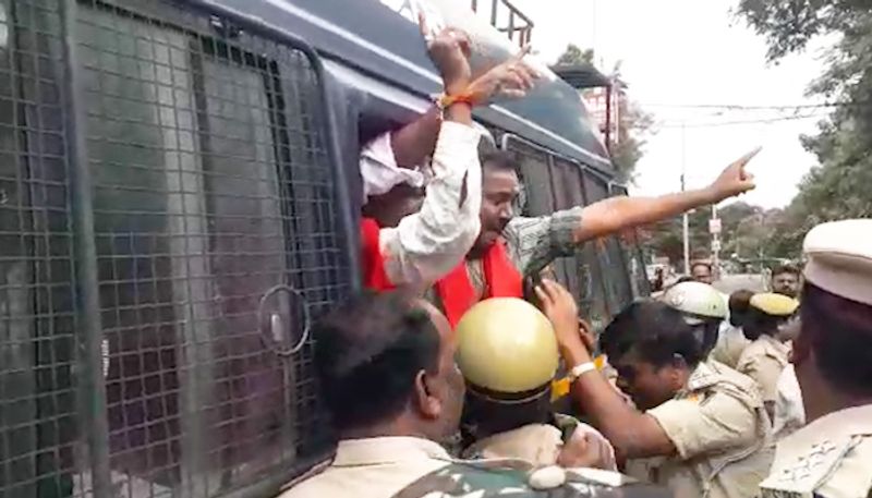 30 People Arrest for Demanding on Separate Kalyana Karnataka State