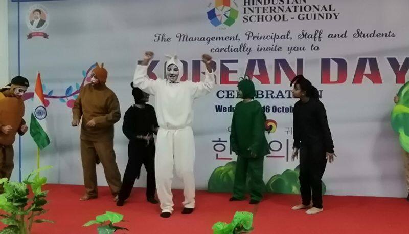 korean day celebrations at hindustan international school guindy chennai