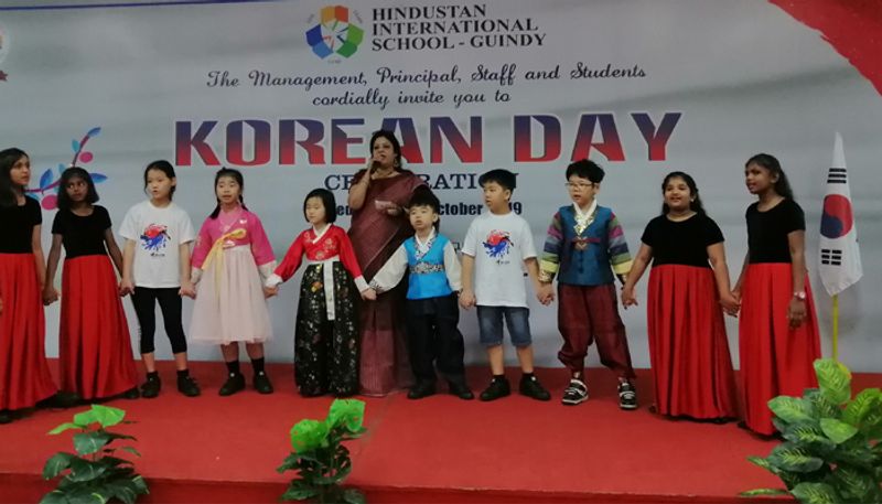 korean day celebrations at hindustan international school guindy chennai