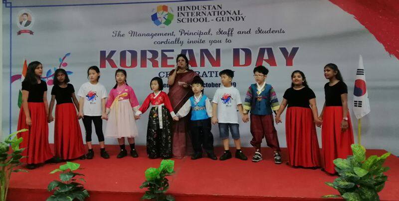 Korean Day Celebration in Hindustan International School Guindy