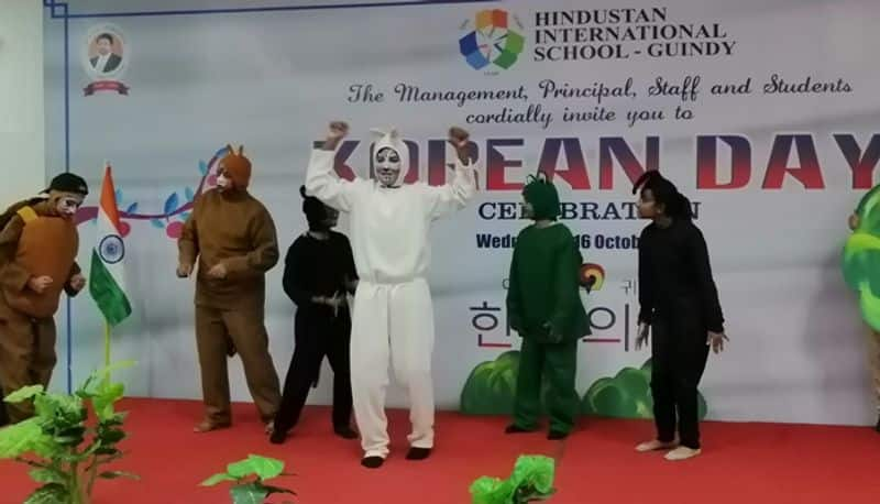 Korean Day Celebration in Hindustan International School Guindy