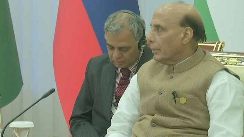 Rajnath Singh in Tashkent Pays tribute to Lal Bahadur Shastri in Uzbekistan