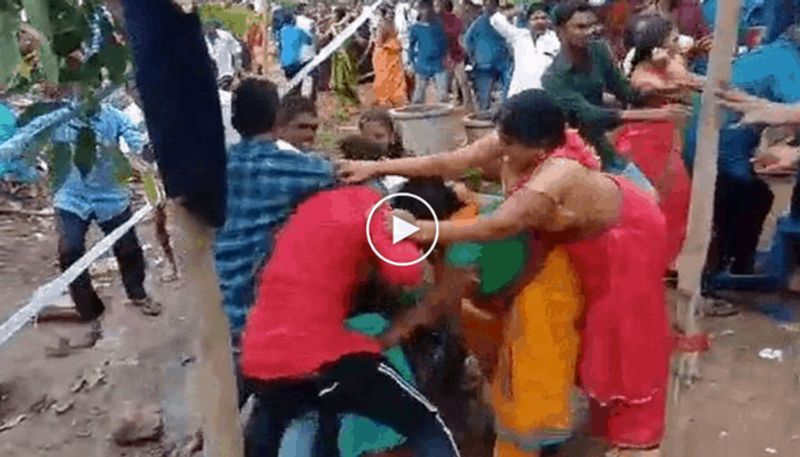 Families of bride and groom fight over wedding procession