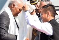 President Kovind arrives in Sikkim on 2-day visit