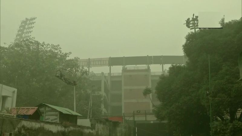 Delhi airrpollution 1st t20 match may called if weather continue as same