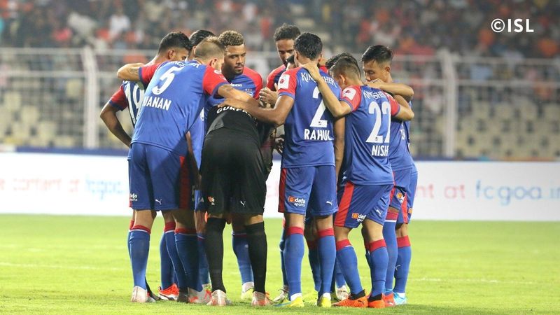 ISL 2019 bengaluru fc and jamshedpur fc match ended with draw