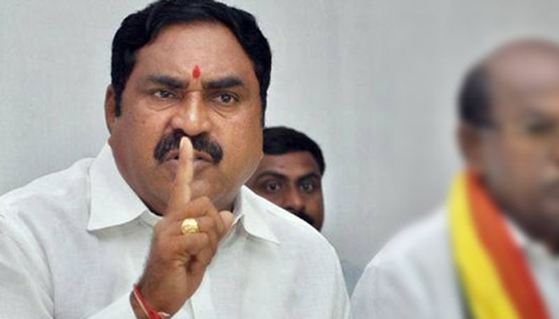 minister errabelli dayakar rao comments on trs protest on bjp