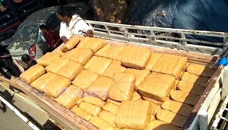 1300 Kg Ganja Seized In Telangana